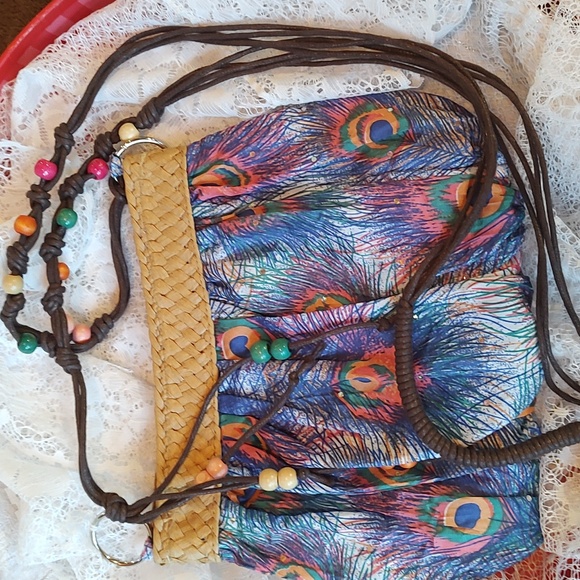 Peacock Feather Purse - Picture 3 of 6